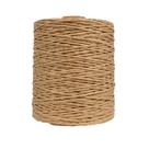 Fio de rayon, crochê, ráfia, algodão natural, marrom, 280-300m