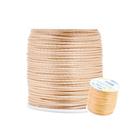 Fio de Seda 1.0 mm Cordão Rabo de Rato Nybc 1.0 mm Bege Nº 297 Rolo 100M OEM
