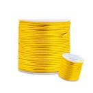 Fio de Seda Nybc Cordão Rabo de Rato 1.0 mm Amarelo Ouro Nº 110 Rolo 100 Metros OEM Fio de Seda Nybc Cordão Rabo de Rato 1.0 mm Amarelo Ouro Nº 110 Rolo 100 Metros OEM