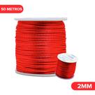Fio De Seda Vermelho - Cordão Rabo De Rato 2mm - Nybc