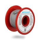Fio de silicone BNTECHGO 16 AWG 25 pés cinza flexível trançado