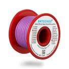 Fio de silicone BNTECHGO 16 AWG 25 pés de cobre flexível roxo