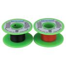 Fio de silicone BNTECHGO 30 AWG, bobina de 100 pés, vermelho e preto