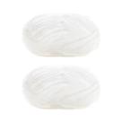 Fio De Veludo Grosso 2 Peças 50g Cada Lã Chenille Macia Para Tricô Artesanal DIY Cachecol Chapéu Fio De Veludo Grosso 2 Peças 50g Cada Lã Chenille Macia Para Tricô Artesanal DIY Cachecol Chapéu