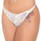 Fio Dental Bianca Pimenta Sexy Branca - Calcinha Sensual