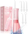 Fio dental de água WELLFINE 300mL recarregável rosa