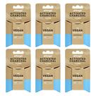 Fio dental Dental Floss Dr. Tung, carvão ativado vegano, capim-limão