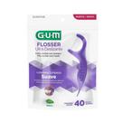 Fio Dental Flosser Ultra Deslizante Gum Sabor Menta Com 40 Unidades Sunstar