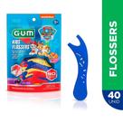 Fio Dental Infantil com Cabo Patrulha Canina Sabor Uva 40 Unidades
