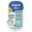 Fio Dental Oral-B Glide Comfort Plus Menta 3 Pacotes 120m Fio Dental Oral-B Glide Comfort Plus Menta 3 Pacotes 120m