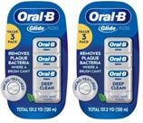 Fio dental Oral-B Glide Pro-Health Cool Mint, 40 ml, pacote com 6