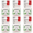 Fio dental RADIUS Peppermint 50 ml, vegano, não tóxico, pacote com 6