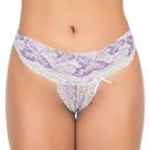 Fio Dental Renda Dupla Pimenta Sexy Branco Bicolor - Calcinha Sexy