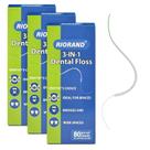 Fio dental RioRand 3 em 1 para suspensórios e 80 fios pré-cortados Fio dental RioRand 3 em 1 para suspensórios e 80 fios pré-cortados
