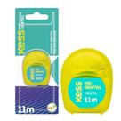 Fio Dental Sabor Menta Remove Placas Bacterianas Encerado 11m Kess