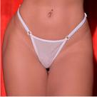 Fio Dental Tule Com Bordado Coqueiro Pimenta Sexy