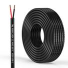 Fio elétrico 12 calibre 2 condutores 12 AWG PVC trançado 15,3 m
