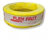 Fio Elétrico Cabo Flexível 10,0mm AMARELO Rolo 50 Metros 750v