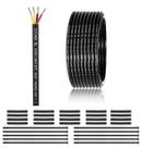 Fio elétrico ENERJOUR 14 AWG 4 condutores de cobre estanhado de 15 m