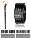 Fio elétrico ENERJOUR 16 AWG 4 condutores de cobre estanhado de 30 m