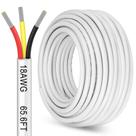 Fio elétrico YOEPLAVSE 18 AWG 65,6 pés/20m 3 condutores Fio elétrico YOEPLAVSE 18 AWG 65,6 pés/20m 3 condutores