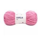 Fio Família 40g Cor 0377 Rosa Sonho - Ideal para Malhas e Tapeçaria
