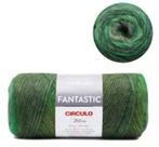 Fio Fantastic Círculo 100g Cor 9829 Clorofila - Ideal para Tricô e Crochê