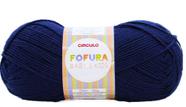 Fio Fofura Círculo 100g - Cor 0640 - Marinho para Bebês e Crianças