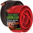 Fio GEARit 8 AWG OFC 15m Cabo de Energia e Terra 2 Unidades