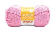 Fio Hobby Baby e Kids 250 Metros 100 Gramas Cor 3131 Chiclet Rosa