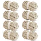 Fio HOMBYS Khaki Chunky Chenille para crochê e tricô