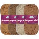 Fio JubileeYarn Amigurumi Select Baby Acrílico Marrom 4x50g