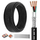 Fio JXCN-PXTR 22 AWG, 4 condutores, blindado, 7,6 m