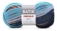 Fio Lã Batik Círculo 100g efeito multicor