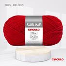 Fio Lã Sublime 100% Acrílico 100g 170m para Tricô e Crochê Toque Macio Cor:3835 - DELÍRIO Fio Lã Sublime 100% Acrílico 100g 170m para Tricô e Crochê Toque Macio Cor:3835 - DELÍRIO