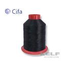 Fio Linha 40 100% Poliamida 80g Costura De Estofados Cifa Cor Preto 0000