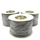 Fio Linha Prata 1mm Elastano 3 Rolos 50 Metros