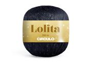 FIO LOLITA COR 8990 PRETO 250 METROS 100G CÍRCULO - Ideal para Crochê e Tricô