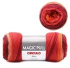 FIO MAGIC PULL 200 GR COR 9685 MESCLA ALTAS HORAS - Fio de Tricô e Crochê