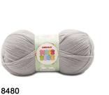 Fio mais bebe 100 gr cor 8480 pedreira - 500 metros 100% acrílico