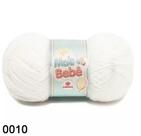 FIO MAIS BEBÊ CIRCULO 100G COR 0010 BRANCO - Fio de Acrílico para Bebês