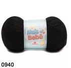 FIO MAIS BEBÊ CIRCULO 100G COR 0940 PRETO - Fio de Acrílico para Bebês