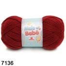 Fio mais bebê circulo 100g cor 7136 marsala - 500 metros 100% acrílico