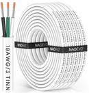 Fio marinho NAOEVO 18 Gauge 18/3 Triplex 30 pés para barco, RV Fio marinho NAOEVO 18 Gauge 18/3 Triplex 30 pés para barco, RV