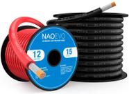 Fio marinho NAOEVO de cobre estanhado de calibre 12 PVC IP68 9m