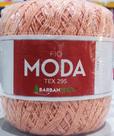 Fio Moda Tex 295 Barbantextil 500 Metros Cor Salmão - Ideal para Crochê e Tricô