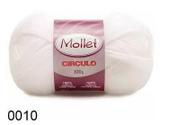Fio Mollet Círculo 100g - Cor 0010 - Branco - 200 Metros