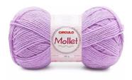 Fio Mollet Círculo Cor 6747 Tulipa-Lilás 100g - Ideal para Tricô e Crochê