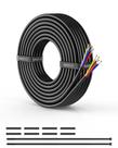 Fio NAOEVO 18, calibre 18, 4 condutores, 18 AWG, 4 núcleos, PVC trançado