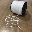 Fio Náutico Cordão Corda Branco 3mm - Rolo 100 Metros - 5 Unidades